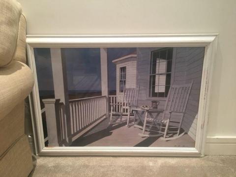 3 x beach cottage picture frames