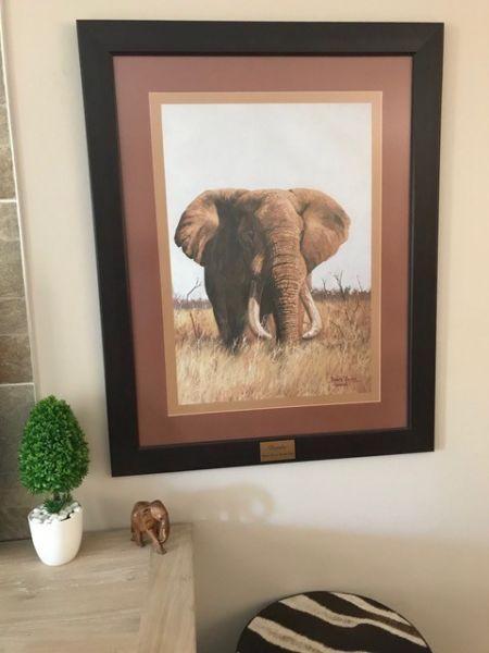 Kruger Park : Magnificent 7 Tuskers by Artist Dawie Fourie