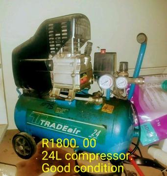 24litre compressor in pristine condition