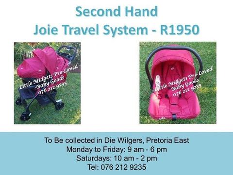 Second Hand Joie Travel System
