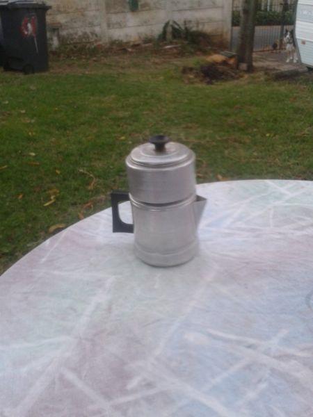 VINTAGE 50'S COMET ALIMINIUM COFFEE PERCULATOR