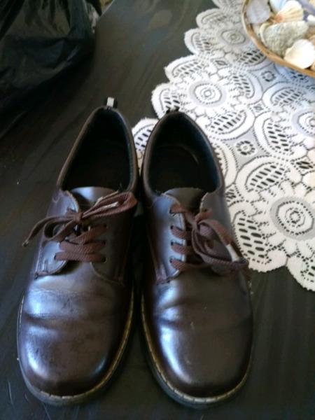 Brown school shoes for sale