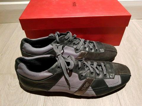 Hugo Boss Sneakers ( Charcoal ) **RARE. Mint Condition. ** PRICE REDUCED to Sell Quickly