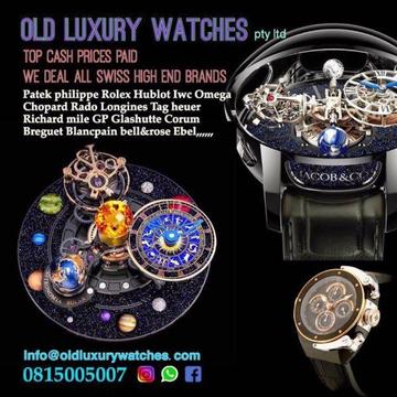 WANTED VINTAGE OR MODERN WATCHES