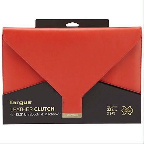 Targus Genuine Leather Clutch Bag for Documents or13.3 Ultrabook&Macbook-R629 at stores