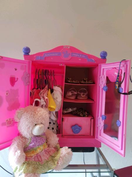 Build a Bear Cupboard. Build a bear accessories and clothes