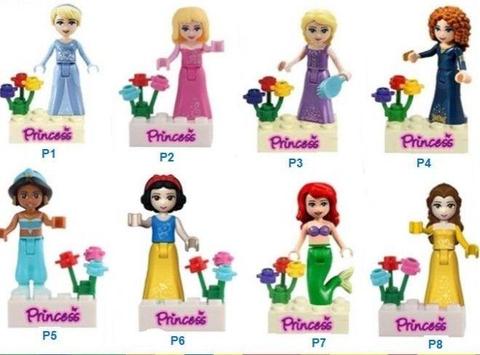 Lego compatible princess minifigures