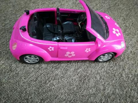Barbie car and Ferrari