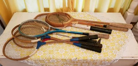 Bunch of racquets