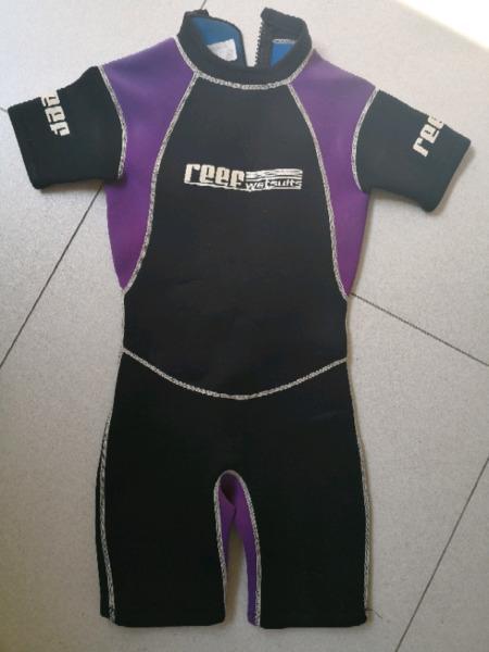 Reef Wetsuit, shortie, age 8 to 9