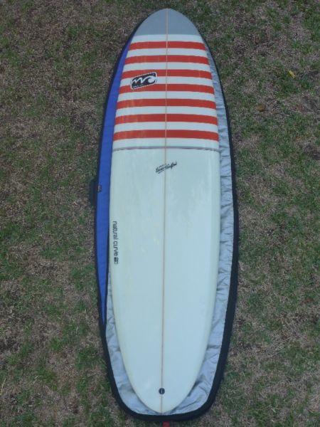 Surfboard Minimal Natural Curve 7'0