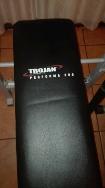 Trojan bench and weights combo