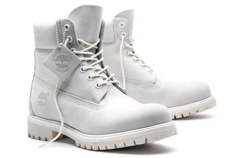 Timberlands white boots