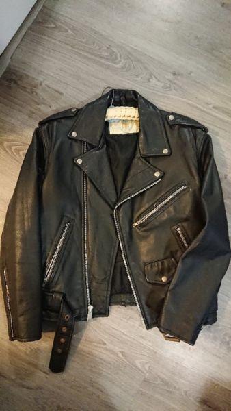 Genuine Leather Black Biker's Jacket