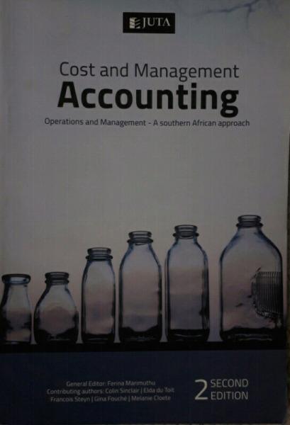 Cost and Management Accounting - Operations And Management: A Southern African Approach 2e