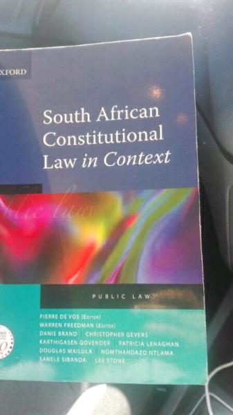 South African Constitutional law