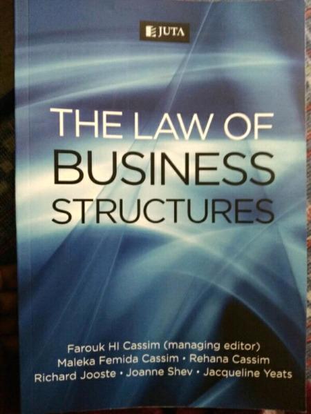 The Law of Business Structures