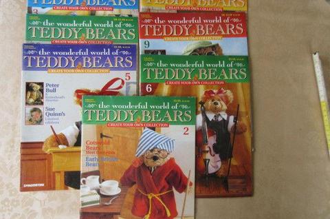 7 MAGAZINES - WONDERFUL WORLD OF TEDDY BEARS - AS PER SCAN