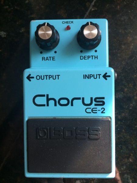 Boss Chorus pedal Vintage 80's Made in japan