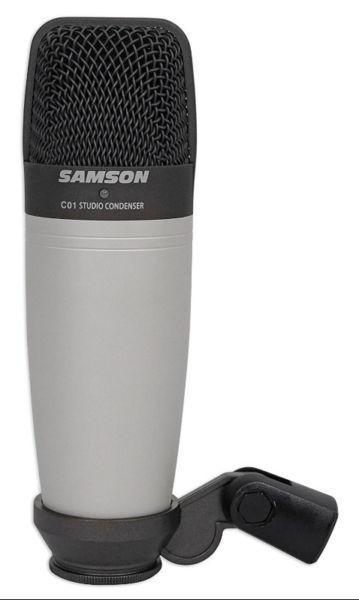 Samson C01 Large Diaphragm Condenser Microphone - New with one year warranty