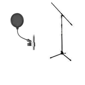 Pop Filter and microphone stand combo - New -On special R500