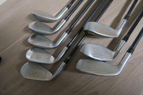 Golf Iron set Adams Idea irons with 3 hybrids 6, 5 and 4