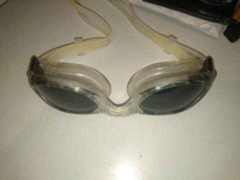 Swimming goggles and cap