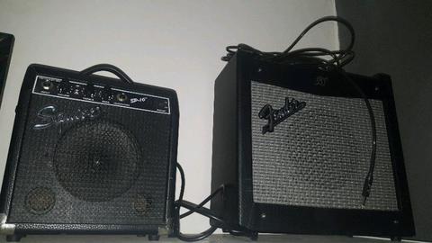 Fender Mustang 1 AND squier sp-10
