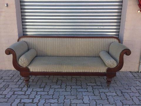 Victorian mahogany sofa