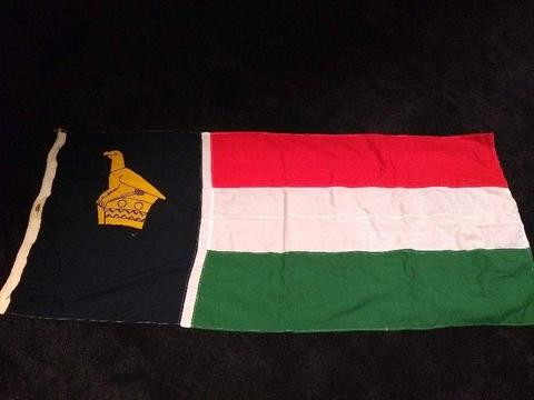 Rare Zimbabwe-Rhodesia Flag from 1979