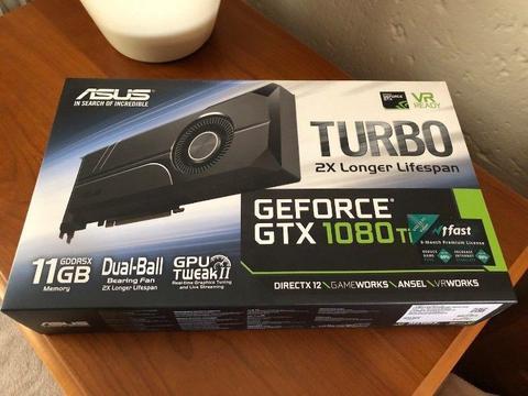 ASUS 1080 Ti Turbo New in Box 1080ti Geforce GTX 11GB graphics card