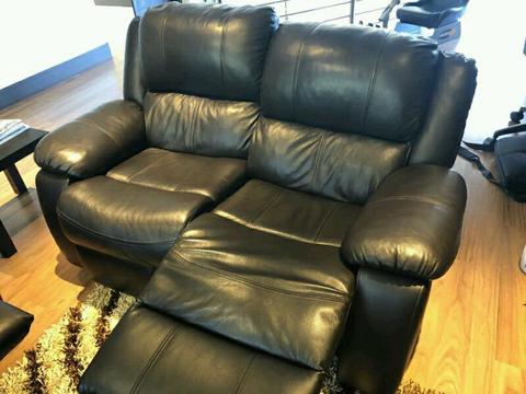 7 sitter leather recliner couch