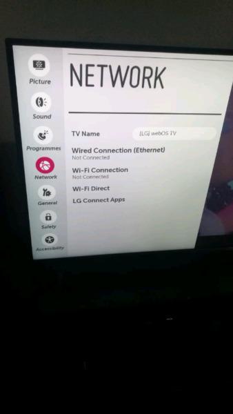 LG smart TV 50 inch HD, HDMI, smart, slim & internet