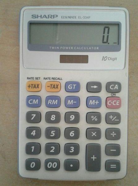 Sharp twinpower calculator