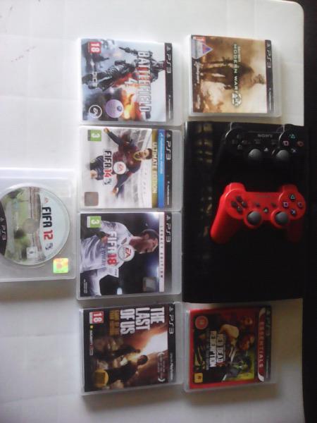PS3 Superslim 500GB +7 Games