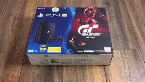 Brand New Sealed Playstation 4 Pro 1 TB + Gt Sport Game