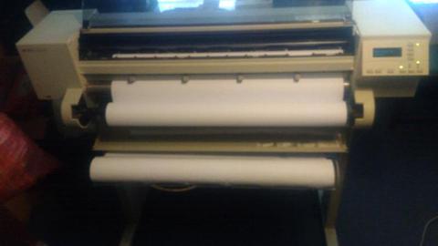 HP A0 Architect Plotter with paper cutter