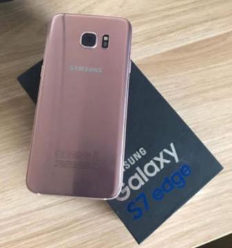 SAMSUNG GALAXY S7 EDGE PINK GOLD IN THE BOX - TRADE INS WELCOME (0768788354)