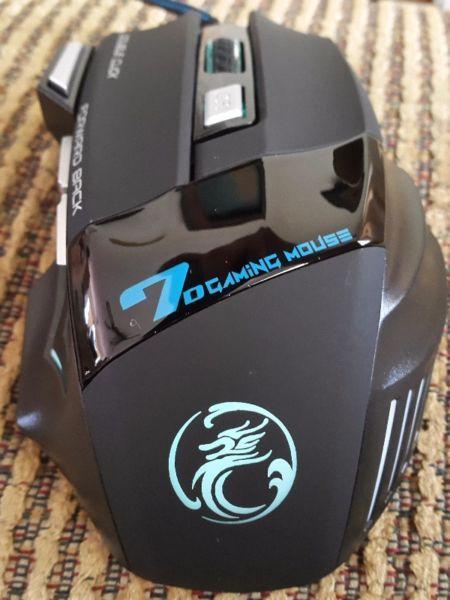 Usb Gaming Mouse 7Button Wired 5500DPI High Precision Gaming