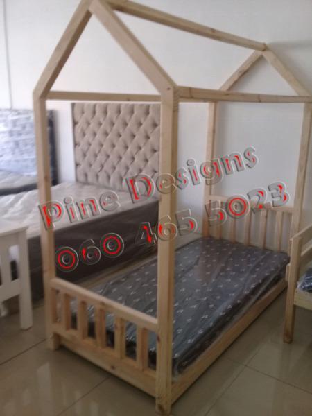 Solid Pine Montessori Toddler beds