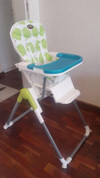 Feeding Chair Safeway Compacta with 3 height adjustments Adjustable, removable Feeding Tray