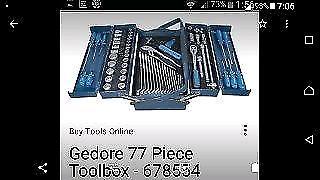 Gedore 77pc new sealed in box