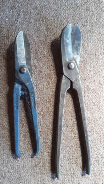 Gedore 200mm and another tin snips