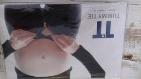 Maternity expand a belt, tummy tie, belly binder
