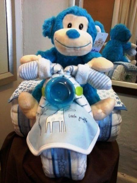 Baby Tricycle diaper cake