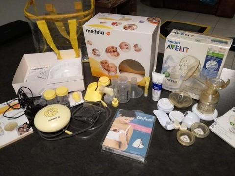Breastpumps manual and electric