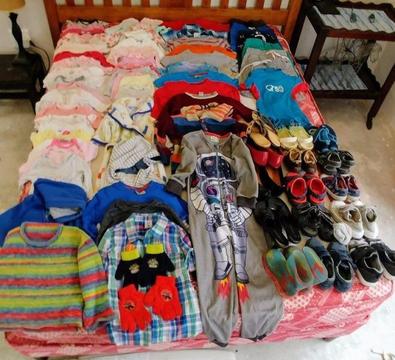 Baby clothes, small boy's clothes, ladies clothes in very good condition
