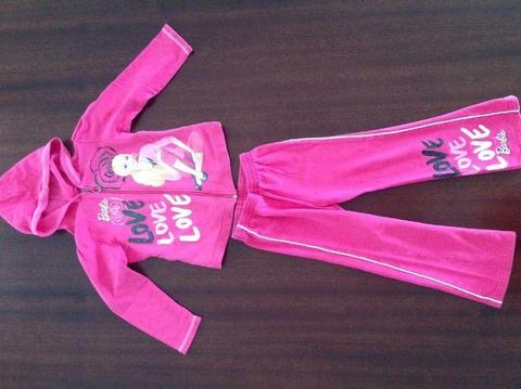 Girls Barbie Track Suit 6-7yrs