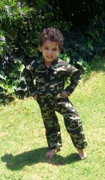 Army outfit for children
