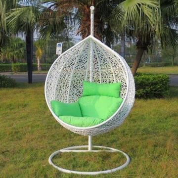 White Green Swing Chair